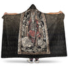 VikingStyle Hooded Blanket - Odin on Throne Hooded Blanket A7