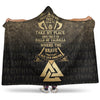 VikingStyle Hooded Blanket - Vikings-Hall-of-Valhalla Hooded Blanket A7