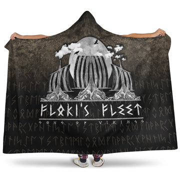 VikingStyle Hooded Blanket - Floki's Fleet Hooded Blanket A7