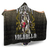 VikingStyle Hooded Blanket -Victory Or Valhalla Norse Myth Viking Historical Hooded Blanket A7