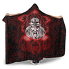 VikingStyle Hooded Blanket -Viking Odin Red Hooded Blanket A95