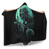 VikingStyle Hooded Blanket - Fenrir Wolf and Moon Hooded Blanket A35