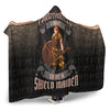 VikingStyle Hooded Blanket - Forget Princess I Want To Be A Shield Maiden Hooded Blanket A7