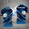 BlueJose Pickleball Flame Point Pattern Personalized Name, Team Name Unisex Shirt (4 Colors)