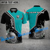 BlueJose Golf Water Splash Art Customized Name, Team Name 3D Shirts (4 Colors)