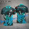 BlueJose Bowling And Pins Strike On Flaming Field  Multicolor Customized Name 3D Shirt ( 4 Colors )