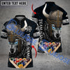 BlueJose Billiards Ball 8 Rack Wolf Viking Warrior Customized Name 3D Shirt (4 Colors)