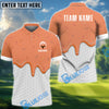 BlueJose  Golf Ice Cream Melting On Ball Cone Multicolor Option Polo Shirt (6 Colors)