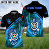 BlueJose Archery Crown Golden Customized Name 3D Shirt (4 Colors)