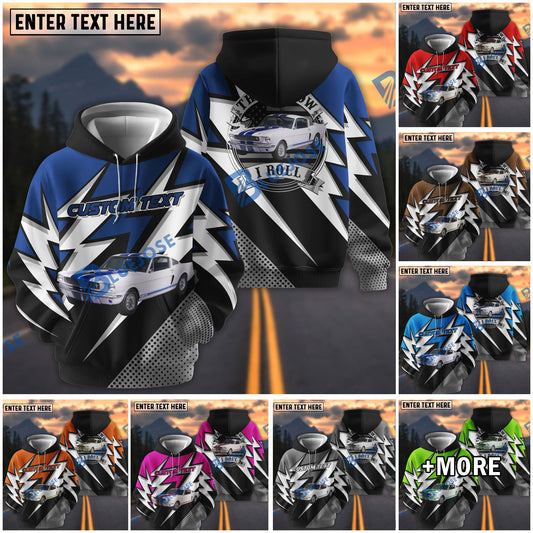 Bluejose Personalized Car 1965 Ford Mustang Shelby GT350 3D Hoodie