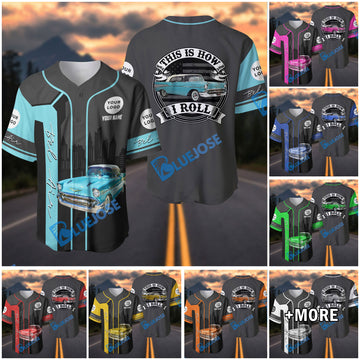 Bluejose Personalized Classic Bel Air Baseball Jersey