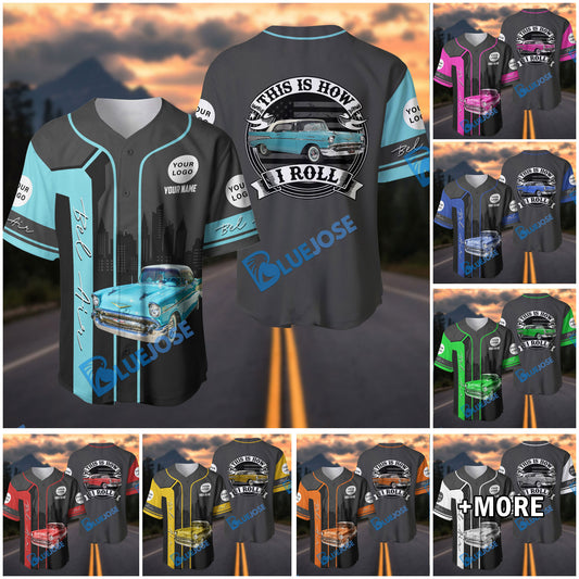 Bluejose Personalized Classic Bel Air Baseball Jersey