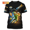 Custom Name Pickleball Funny Beer T Shirt, Pickleball Jersey, Gifts For Pickleball Players