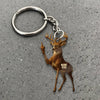 BlueJose Personalized Funny Deer Buck Fukin' Finger Hunting Acrylic Christmas Ornament And Keychain Custom Gift For Hunters 2D Flat