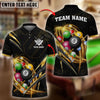 BlueJose Billiards Light Premium Pattern Personalized Name, Team Name Unisex Shirt ( 4 Colors )