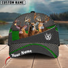 BlueJose Hunting Deer Black Metal 2 Multicolor Personalized Cap
