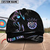 BlueJose Darts Crown Golden Luxury Pattern Personalized Name Cap (6 Colors)