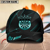 BlueJose Darts Golden Luxury Pattern Personalized Name Cap (6 Colors)