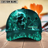 BlueJose Darts Flame Skull Personalized Name Cap (4 Colors)