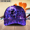 BlueJose Darts Flame Skull Personalized Name Cap (4 Colors)