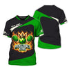 Custom Pickleball King Fire, Player Personalized Name 3D T-Shirts, Pickleball Polo Shirt, Gift For Pickleball Player