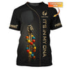 Custom Pickleball DNA Polo, Skull Funny Pickle ball Shirt for Men, Pickleball Gift for Players