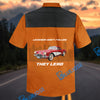 Bluejose Personalized 1958 Chevrolet Corvette C1 Garage Mechanic Hawaiian Shirt