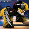BlueJose Thunder Polka Dot Motifs Bowling Personalized Name, Team Name 3D Shirt (4 Colors), Personalized Shirts For Bowling Players
