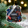 Bluejose Personalized Mechanic Tool Garage Acrylic Ornament
