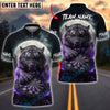 BlueJose Darts Tiger Attack Customized Name, Team Name 3D Shirt (4 Colors)