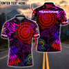 BlueJose Darts Neon Gamer Style Customized Name, Team Name 3D Shirt (4 Colors)