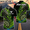 BlueJose Darts Mythical Dragon Dart Champion Personalized Name, Team Name Unisex Shirt (4 Colors)