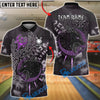 BlueJose Bowling Wolf Hati Norse Rune Graphic Customized Name, Team Name 3D Shirt (6 Colors)