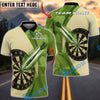 BlueJose Darts Camo Precision Throw Personalized Name, Team Name Unisex Shirt (4 Colors)