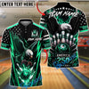 BlueJose Bowling American Eagle 250th Anniversary Bowling Ball And Pins Design Customized Name, Team Name 3D Shirt (4 Colors)