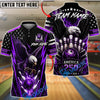 BlueJose Bowling American Eagle 250th Anniversary Bowling Ball And Pins Design Customized Name, Team Name 3D Shirt (4 Colors)