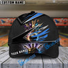 BlueJoses Bowling And Pins Premium Multicolor Personalized Name Cap