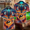 BlueJose Billiards Ball 8 & 9 Yinyang Fire Dragon Customized Name, Team Name 3D Shirt
