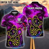BlueJose Darts Wild Bear with Dartboard Multicolor Options Personalized Name Shirt (4 Colors)