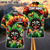 BlueJose Darts Tie-Dye Cartoon Design 2 Personalized Name Shirt