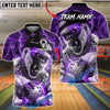BlueJose Bowling Gorilla Thunder Beast Customized Name, Team Name 3D Shirt (4 Colors)