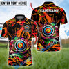 BlueJose Archery Funny Graffiti Customized Name 3D Shirt (4 Colors)