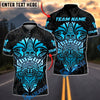 BlueJose Darts Sport Aztec Mask Armor Personalized Name, Team Name Shirt (6 Colors)