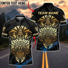 BlueJose Darts Sport Aztec Mask Armor Personalized Name, Team Name Shirt (6 Colors)