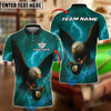 BlueJose Billiards Eagle Power 8-Ball Pool Personalized Name Shirt (4 Colors)