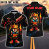 BlueJose Darts Fire King Customized Name, Team Name 3D Shirt (4 Colors)