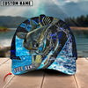 BlueJose Fishing Tailored Tides Pattern Personalized Cap (11 Breeds)