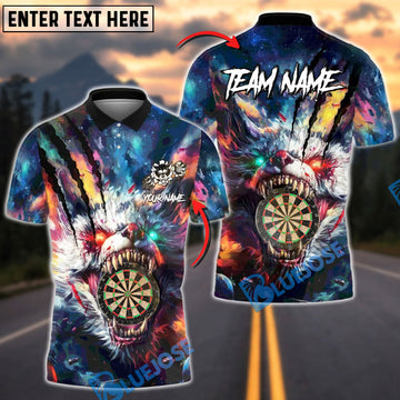 BlueJose Darts Savage Beast Dartboard Personalized Name, Team Name 3D Shirt