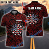 BlueJose Darts Patriotic Dartboard With Tribal Pattern Personalized Name, Team Name Shirt (4 Colors)
