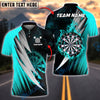 BlueJose Darts Polka Dot Customized Name, Team Name 3D Shirt (4 Colors)
